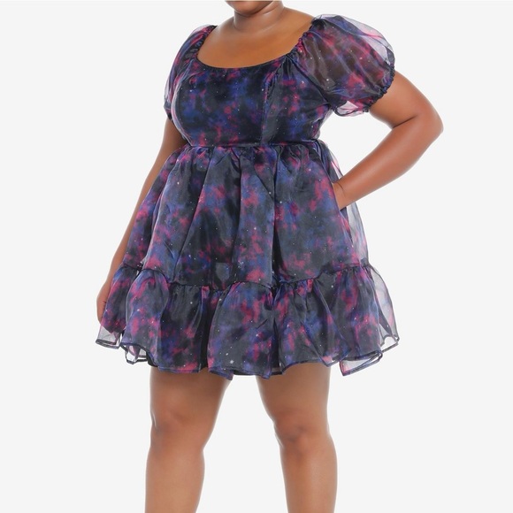 Cosmic Aura Galaxy Tiered Organza Dress, medium - Picture 3 of 7